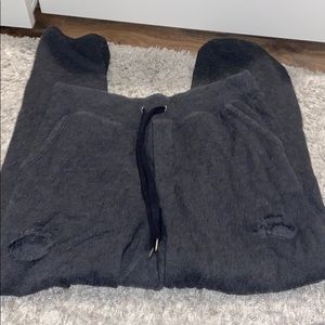 Ripped Aerie Sweatpants